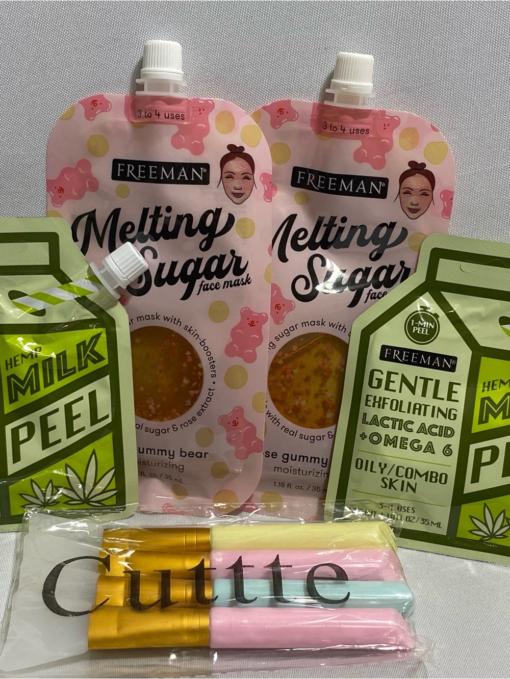 Freeman Skincare Mask & Peel Bundle + Facial mask applicator Set
